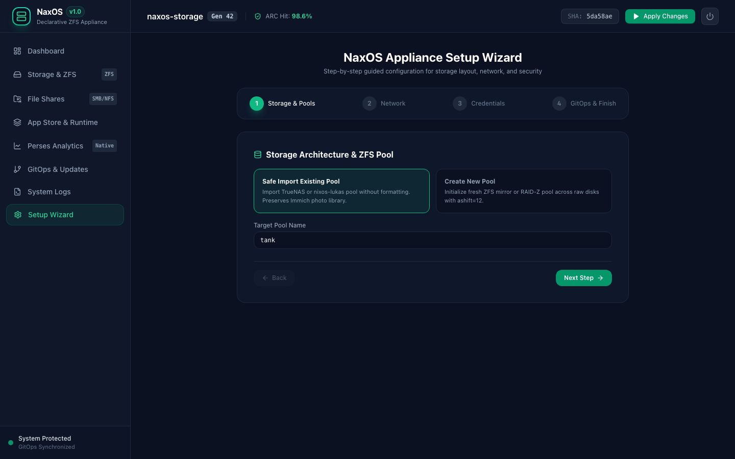 NaxOS Migration Wizard