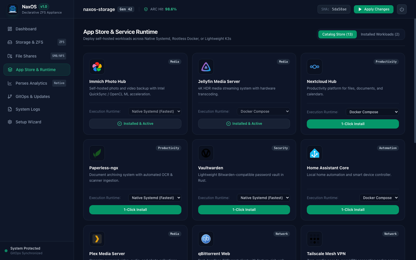NaxOS App Store