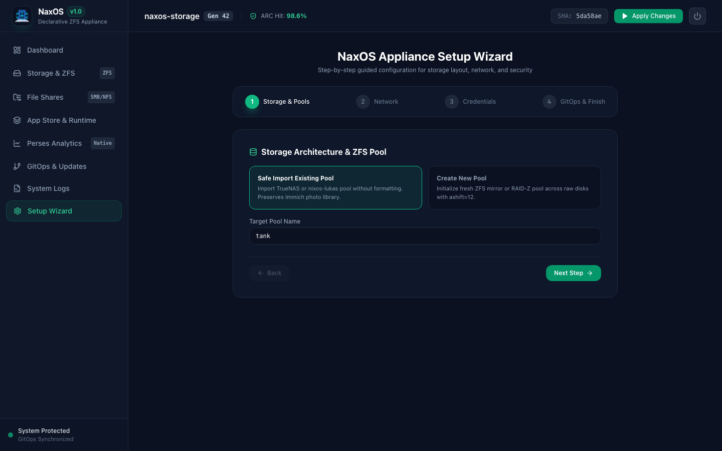 NaxOS Migration Wizard